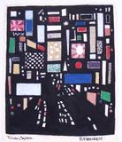 Bernard Rosenquit, Times Square, about 1960, 4 x 3 inches