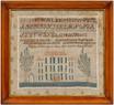 Virginia Miles' 1844 sampler sold for $18,400 at Brunk Auctions