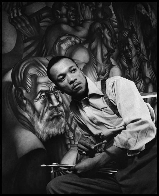 "Charles White, Chicago, Illinois, 1941." Credit: Photograph by Gordon Parks Copyright: Courtesy of and copyright of The Gordon Parks Foundation 