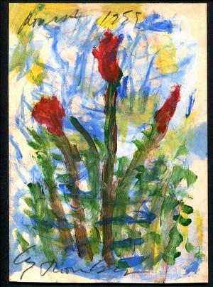 This original mixed media on paper by Cy Twombly (Am., 1928-2011) will come up for bid on Sunday, January 11th, in Lynbrook, New York.