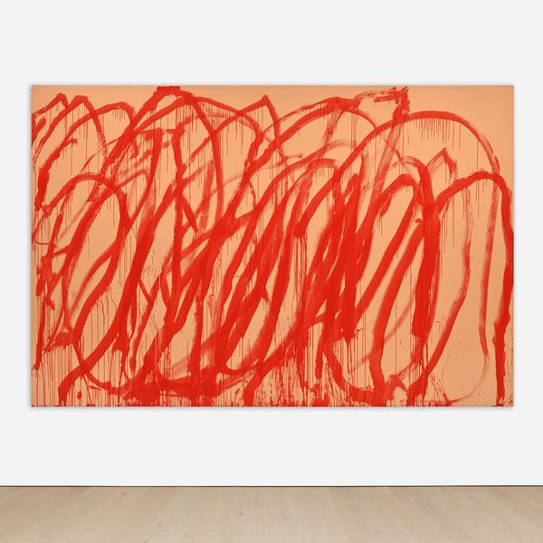 Cy Twombly | Untitled, 2005 | 128 x 192 in.  (325.1 x 487.7 cm) | Estimate: $35,000,000 – 45,000,000 