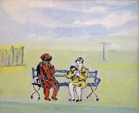 Two Women on a Park Bench (Rosa Parks)