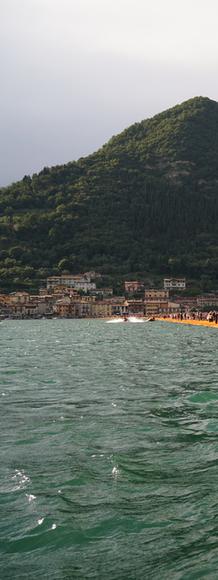 The Floating Piers, Lake Iseo, Italy, 2014-16 