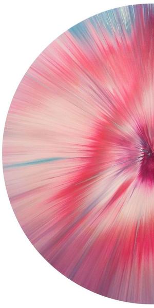  Damien Hirst’s Beautiful Remastered Rubellite Tourmaline Painting (2007) – Presented by Jerome Zodo Gallery