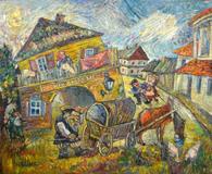 Two original paintings by the renowned Russian artist David Burliuk will be sold Feb.  15-17.