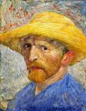 Vincent van Gogh, Self-Portrait with Straw Hat, 1887