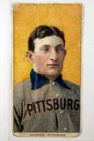 Honus Wagner baseball card.