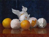 William J.  McCloskey (1859–1941) Wrapped Oranges, 1889.  Oil on canvas.  Amon Carter Museum of American Art, Fort Worth, Texas, acquisition in memory of Katrine Deakins, Trustee, Amon Carter Museum of American Art, 1961-1985