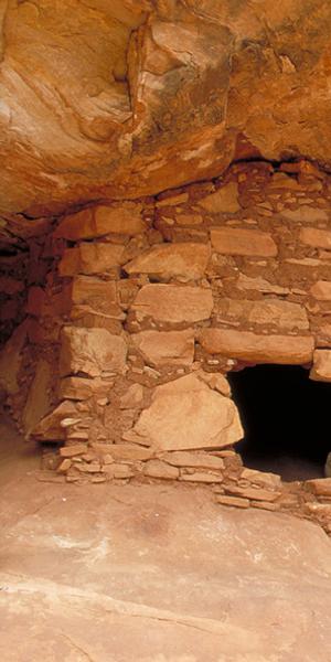 Puebloan granary in the Bears Ears National Monument