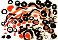 Alexander Calder's "Red and Black" which Mark Borghi Fine Art sold on Saturday for approximately $85,000.