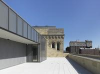 Yale University Art Gallery, Old Yale Art Gallery building, view of the Margaret and Angus Wurtele Sculpture Terrace prior to installation.