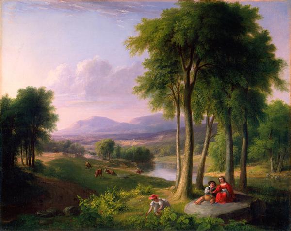 "View near Rutland, Vermont," by Asher Brown Durand (American, 19th Century), 1837.  Oil on canvas, 29 1/4 x 36 1/4 inches.  Purchase with funds from Mrs.  J.  Mack Robinson.  Object number: 1993.100.  Courtesy of High Museum of Art.