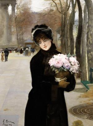 Ernest Ange Duez’s 1883 work Une Parisienne, £60,000-80,000.