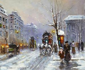 Two paintings by the renowned French painter Edouard Leon Cortes, including this one, will be sold at auction Sept.  20-21 in New Orleans, La.