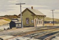 Edward Hopper's Toward Boston, 1936, from Hirschl & Adler.