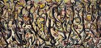 Jackson Pollock, Mural, 1943.  Oil on canvas, 8 by 20 feet.  University of Iowa Museum of Art, Gift of Peggy Guggenheim 1959.6 / © 2009 Pollock-Krasner Foundation / ARS, NY 