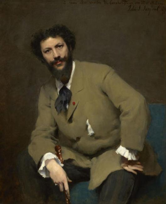 John Singer Sargent (1856–1925) Portrait of Carolus-Duran, 1879.  Oil on canvas.  Sterling and Francine Clark Art Institute, Williamstown, Massachusetts, USA 1955.14 