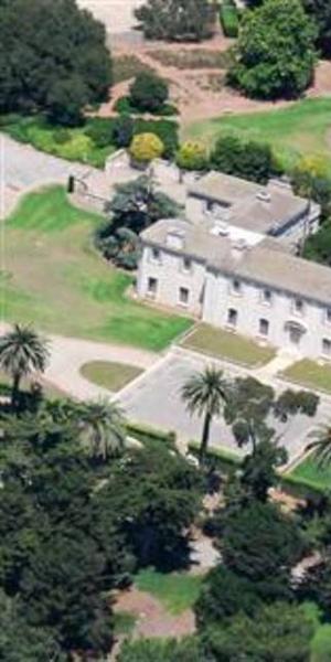 Aerial view of Huguette Clark's Bellosguardo estate