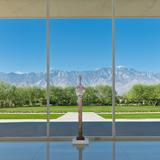 Bust of Diego on Stele III, 1958, by Alberto Giacometti, at Sunnylands Center.  Photo by Mark Davidson.