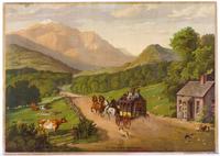 At the White Mountains, c.  1875, Chromolithograph