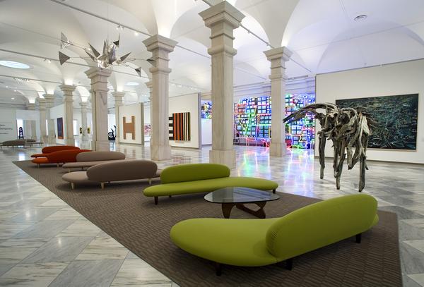 View of the Lincoln Gallery at the Smithsonian American Art Museum