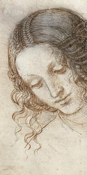 Leonardo da Vinci, The head of Leda, c.1504-6.