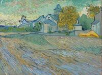 Elizabeth Taylor's Vincent Van Gogh oil "Vue de l’Asile et de la Chapelle de Saint-Rémy" sold for $16 million at Christie's.