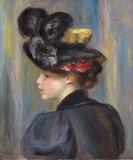 Jeune Femme au Chapeau Noir by Pierre-Auguste Renoir, from Hammer Galleries, at the American International Fine Art Fair in Palm Beach through Feb.  13, 2011.