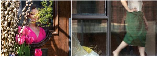 Left: Rania Matar, Austin, Boston, Massachusetts, 2020.  Right: Arne Svenson, Neighbors #66, 2012