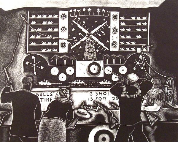 Angelo Pinto, Shooting Gallery, 1935