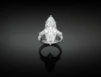 This amazing 8.03 Golconda Diamond is Internally Flawless and cut in a luxurious marquise shape.