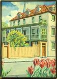 "The Robert Barnwell Rhett House" by Will Hession (American mid-20th century).