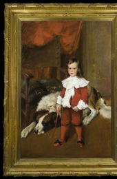 Hirschl & Adler Galleries, Inc.  Boy in Red: Portrait of Josiah Lasell.  William Merritt Chase.  c.  1895.