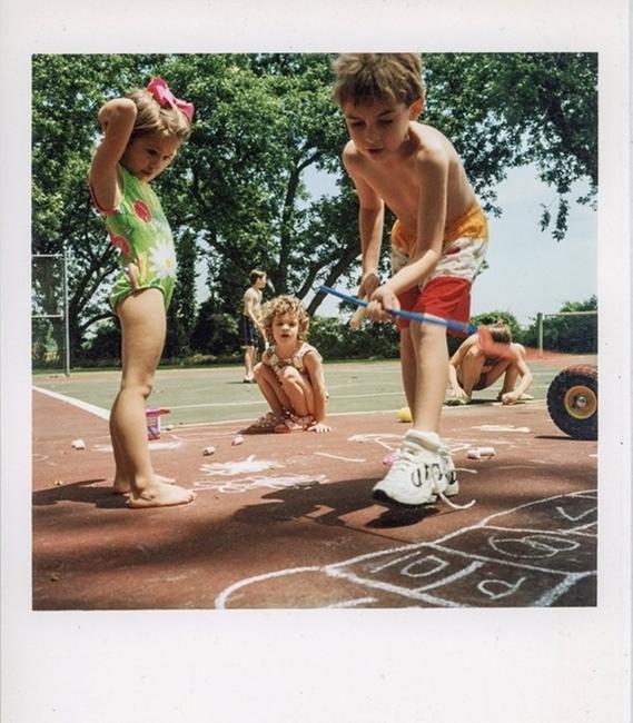 Maude Schuyler Clay, Hopscotch, Glendora MS, No date, Chromogenic print, 7 x 7 in.  Collection of the artist.  