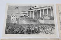 The Inauguration of Abraham Lincoln," as drawn by Winslow Homer, for the pages of Harper's Weekly, 1861