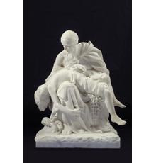 Sarah Bernhardt, “Après la tempête (After the Storm),” ca.  1876, white marble, 29 1/2 x 24 x 23 in.