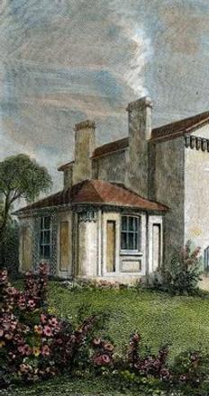 JMW Turner's Sandycombe Lodge in the early 1800s.