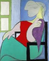 Picasso's Femme assise pres d'une fenetre