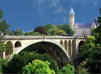 Adolphe Bridge in Luxembourg, where the Art Collection Fund will be headquartered.