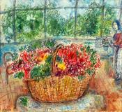 Marc Chagall, Basket of Flowers, at the AVENUE Antiques & Art Show at the Armory Show