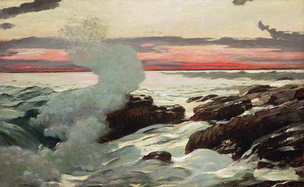 Winslow Homer’s masterpiece, West Point, Prout's Neck (1900)