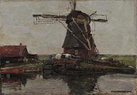 Piet Mondrian's 1905 "Mill" was stolen from Greece's National Gallery on Jan.  9, 2012.