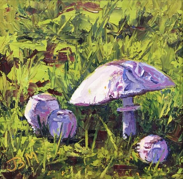 Jill Beecher-Matthew, Champignons, oil 