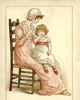 A page from an 1893 almanac also by Kate Greenaway