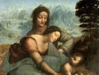 Virgin and Child with Saint Anne by Leonardo da Vinci.