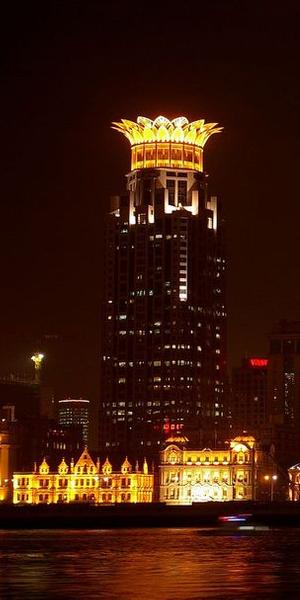 The Bund in Shanghai, seen from Lujiazui