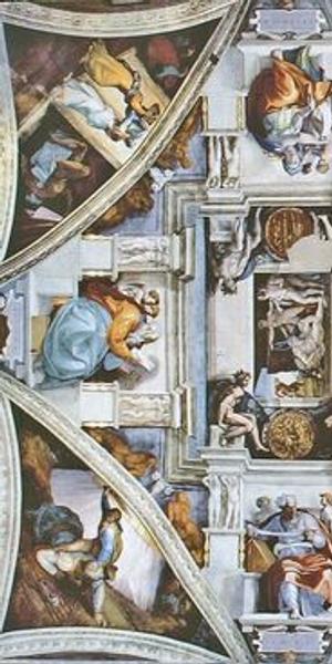 Michelangelo's Sistine Chapel Ceiling, 1508-12.