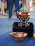 A collection of late-17th century Chinese rhinoceros horn carvings were estimated at $1 million to $1.5 million at the Tulsa stop of the "Antiques Roadshow" on Saturday.