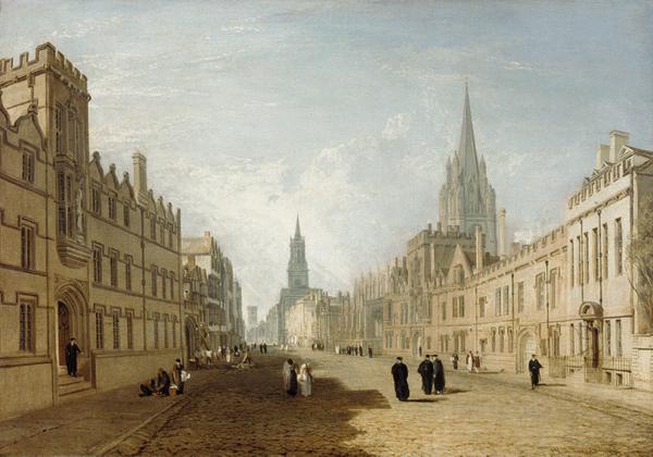 The High Street, Oxford (1810) by JMW Turner