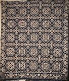 "Hearts" coverlet woven by British émigré James Alexander (1842).  